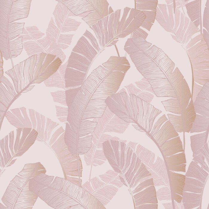 Poster  Baby pink tropical