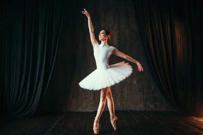 Poster  Ballerine de danse de ballet sur scène