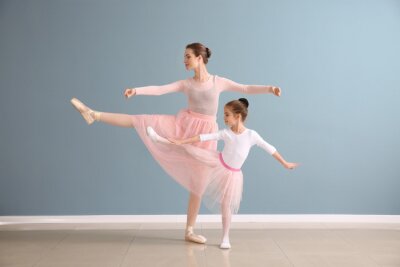 Ballet de danse apprenant les poses de base