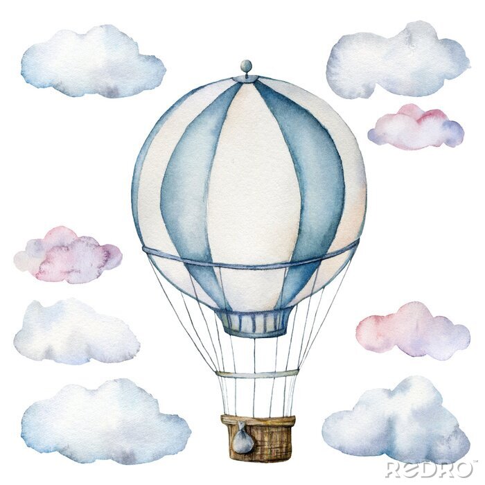 Poster  Ballon dans les nuages