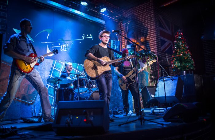 Poster  Band sur scène