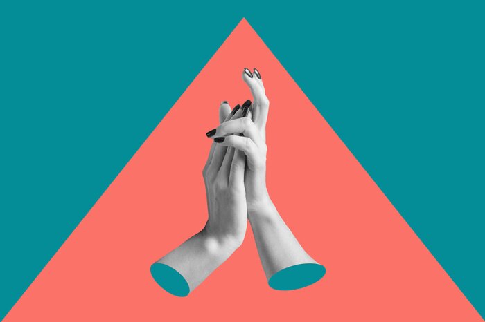 Poster  Bande dessinées Mains dans un style moderne