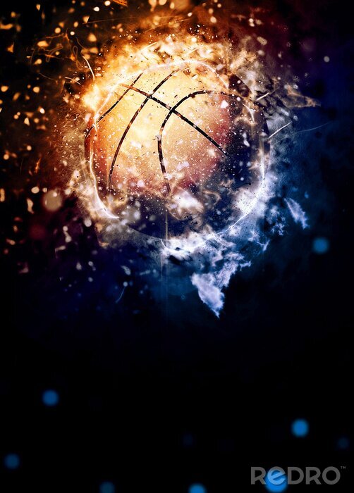 Poster  Basketball fond