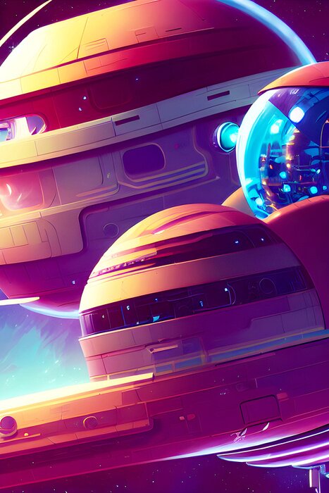 Poster  Bataille spatiale