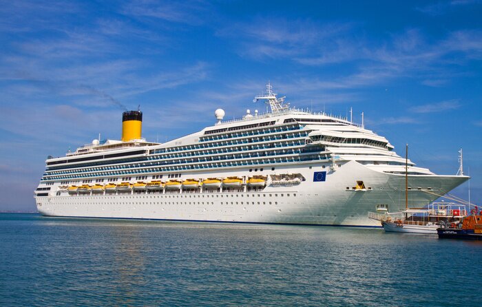 Poster  Bateau de croisière en mer