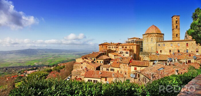 Poster  Bâtiments toscans