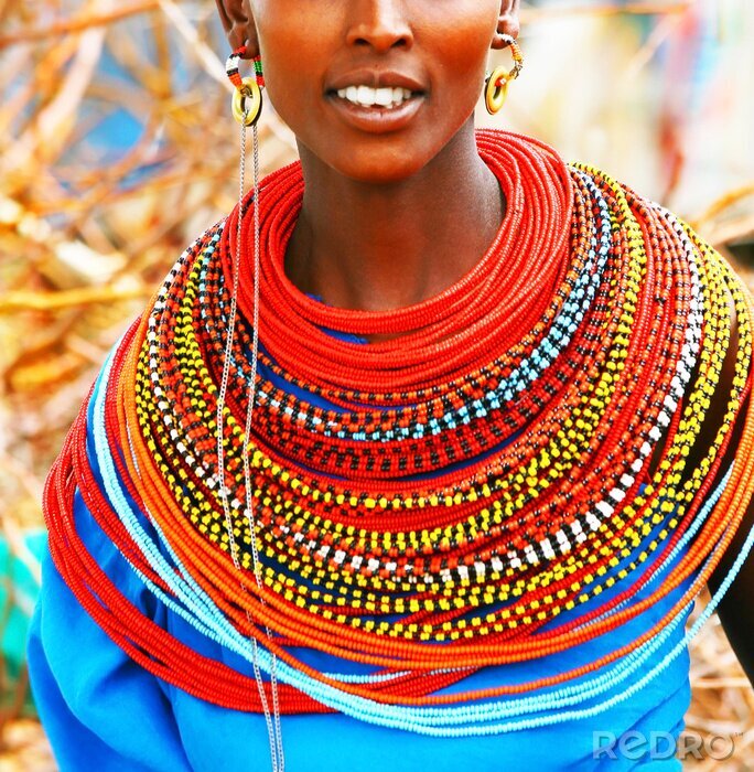 Poster  Belle dame africaine