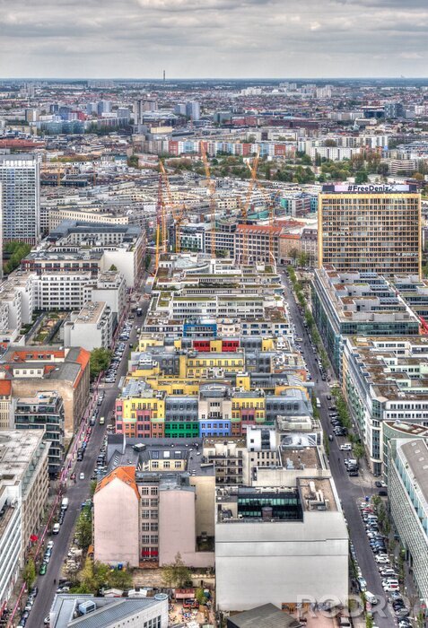 Poster  Berlin en haut