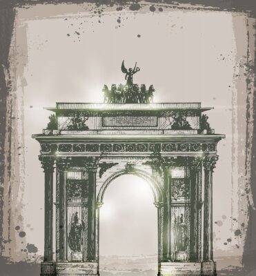 Poster  Berlin et la porte historique