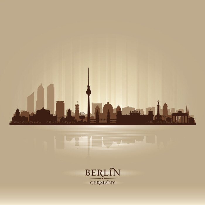 Poster  Berlin graphique