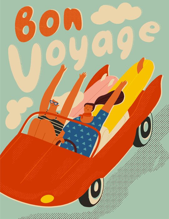 Poster  Bon voyage