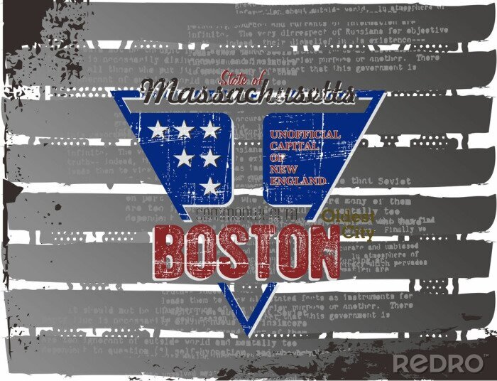 Poster  Boston, Massachusetts, Amérique