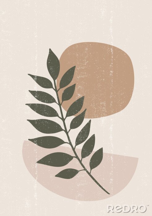 Poster  Botanical print boho minimalist printable wall art