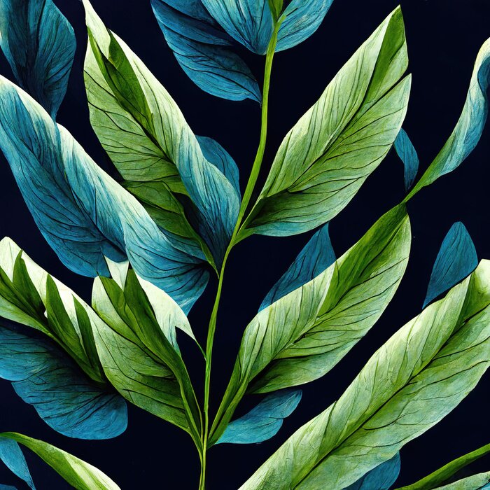 Poster  Brindille avec des feuilles