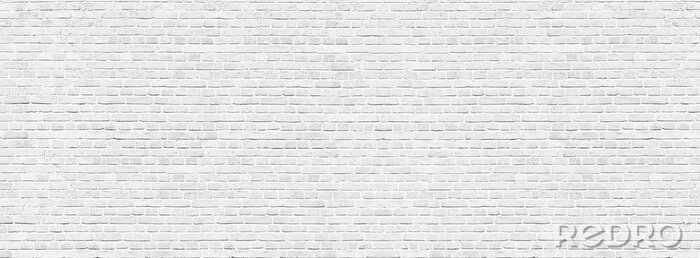 Poster  Brique blanche