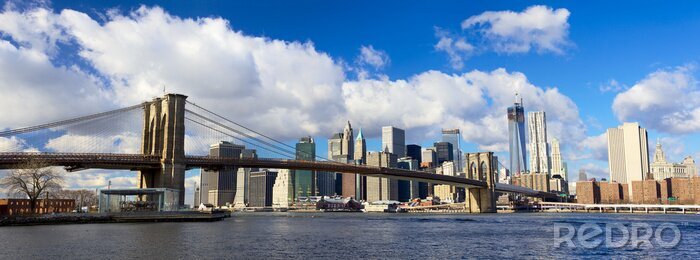 Poster  Brooklyn Bridge et New York