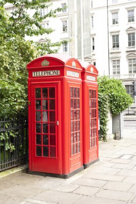 Poster  Cabines téléphoniques rouges de Londres