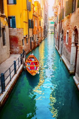 Poster  Canal de Venise avec gondole