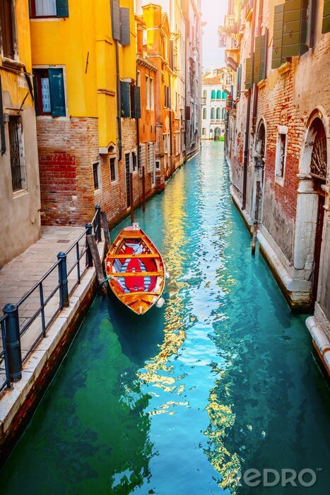 Poster  Canal de Venise avec gondole