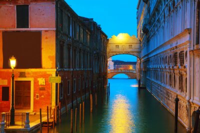Poster  Canal de Venise le soir
