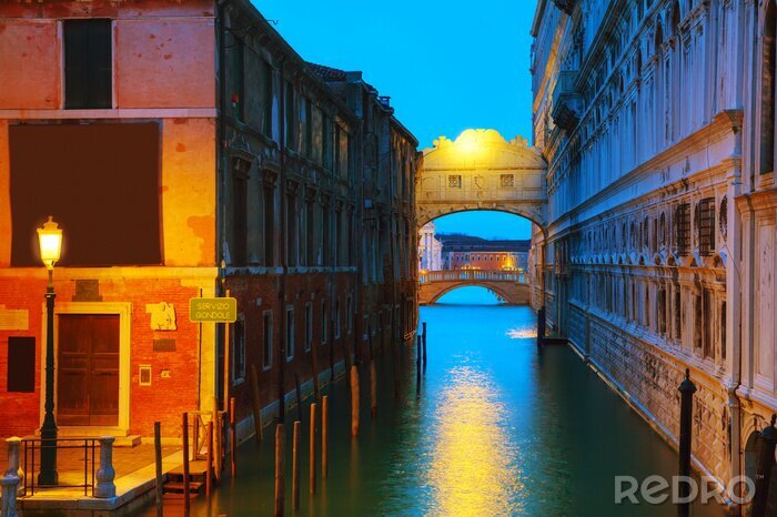 Poster  Canal de Venise le soir