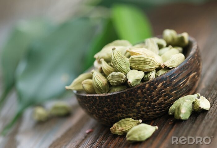 Poster  Cardamome dans un bol