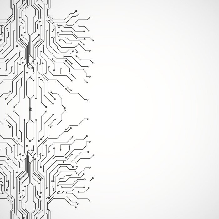 Poster  carte de circuit imprimé motif