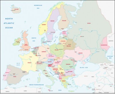 Carte de l'Europe