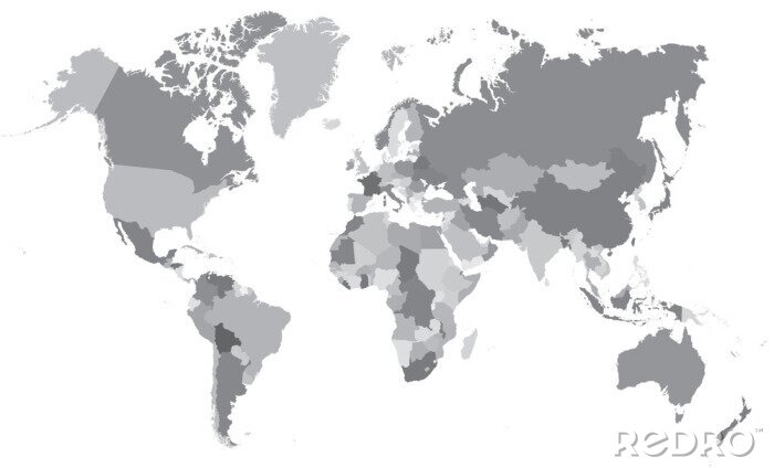 Poster  carte du monde