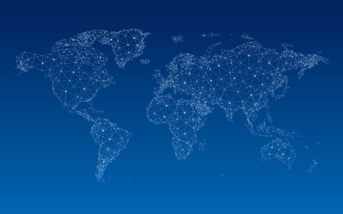 Poster  Carte du monde