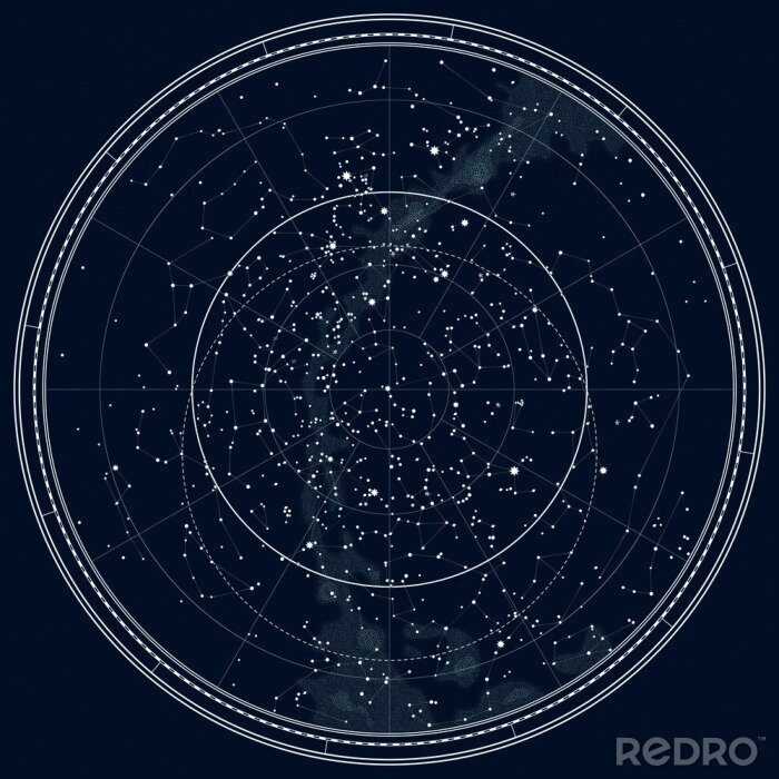 Poster  Carte du système stellaire