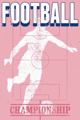 Poster  Championnat de foot