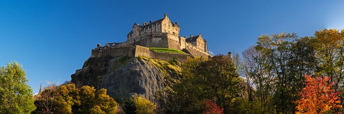 Poster  Château d'Édimbourg sur une haute colline