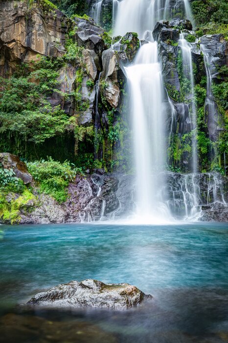 Poster  Chute d'eau exotique