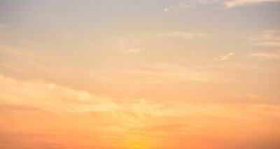 Poster  Ciel coucher de soleil panoramique