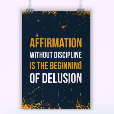 Poster  Citation artistique sur la discipline
