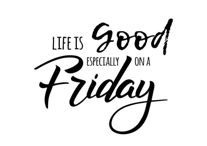 Poster  Citation de lettrage sur le week-end