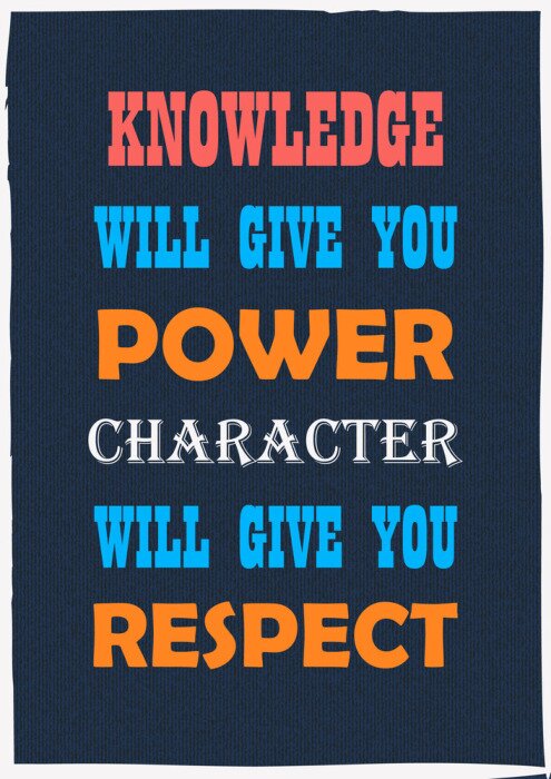 Poster  Citation de motivation sur Science