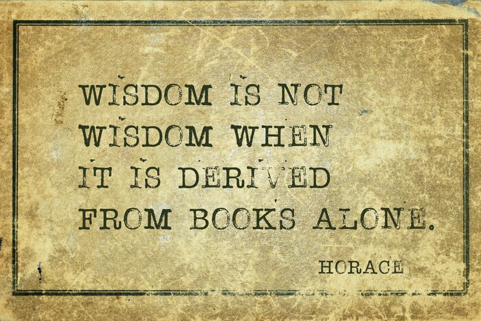 Poster  Citation de style vintage