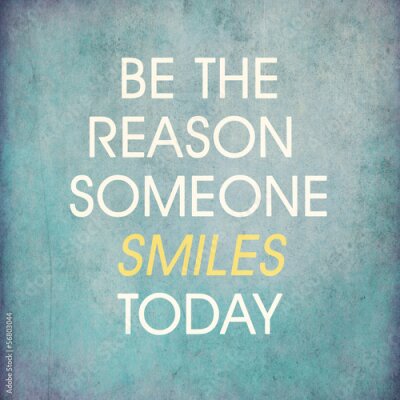 Poster  Citation inspirée par source inconnue sur fond bleu grunge