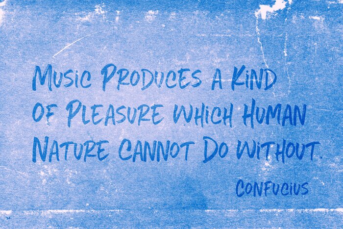 Poster  Citation plaisir musical