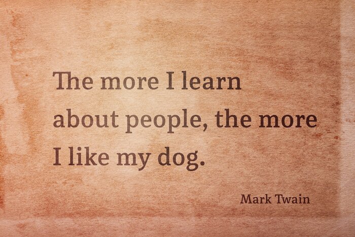 Poster  Citation sage sur les personnes et les animaux