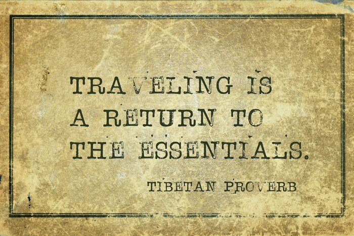 Poster  Citations rétro sur vieux papier