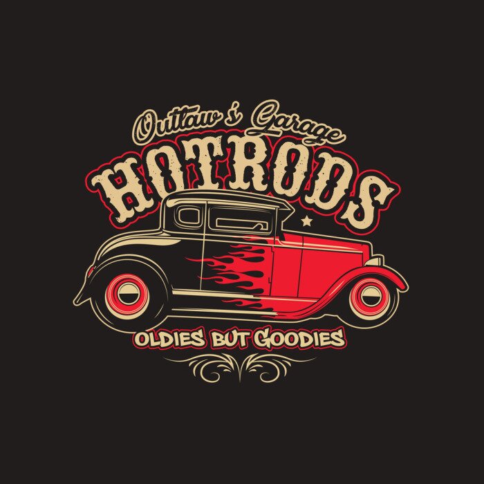 Poster  Classic Car Illustration