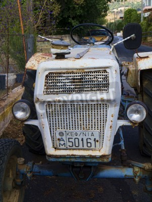 Poster  Classic Lamborghini tractor