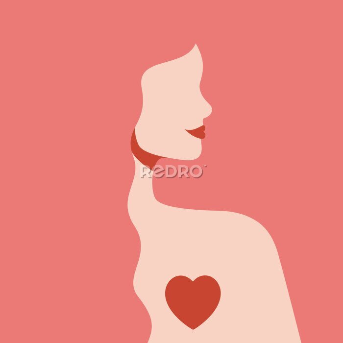 Poster  Coeur de fille