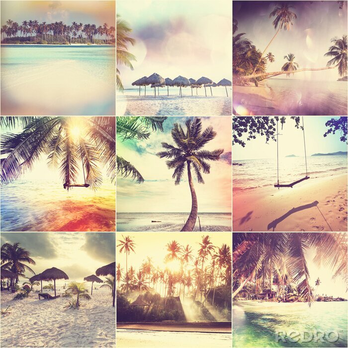 Poster  Collage de photos de vacances