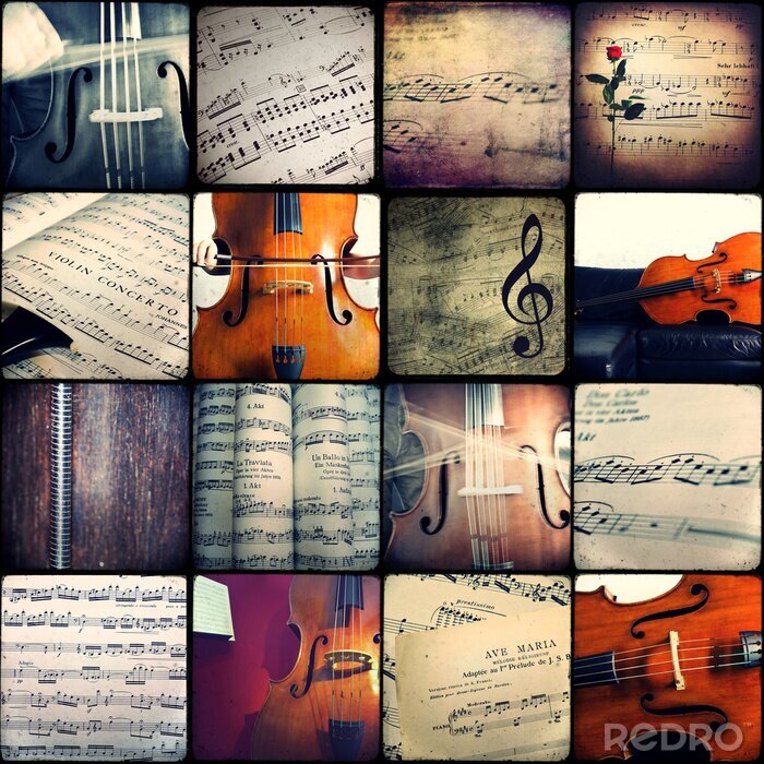 Poster  Collage - Musique
