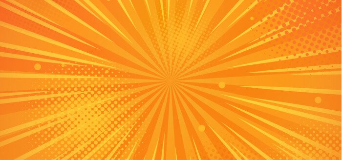 Poster  Comic pop art background	