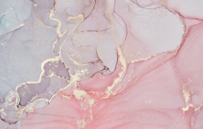 Papier peint  Composition abstraite de couleurs pastel